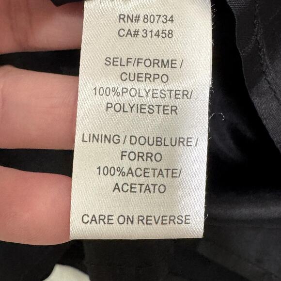 BCBGGeneration Dress Womens XS Black Pleated Strap Cocktail Party Pockets - Picture 12 of 13